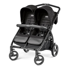 Passeggino Gemellare Peg Perego Book for Two collezione 2016 Mod Black