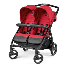 Passeggino Gemellare Peg Perego Book for Two collezione 2016 Mod Red