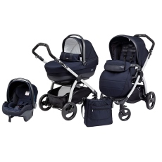 Passeggino Trio Peg Perego Book Plus Completo Modular collezione 2014 Eclipse