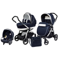 Passeggino Trio Peg Perego Book Plus Completo Modular collezione 2014 Luna