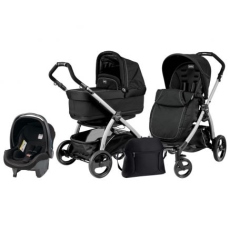Passeggino Trio Peg Perego Book Plus Pop-Up Modular collezione 2016 Onyx