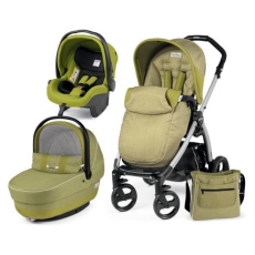 Passeggino Trio Peg Perego Book Plus Xl Modular collezione 2016 Green Tea