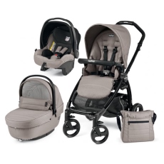 Passeggino Trio Peg Perego Book Plus Xl Sportivo Modular collezione 2016 Mod Beige