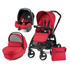 Passeggino Trio Peg Perego Book Plus Xl Sportivo Modular collezione 2016 Mod Red