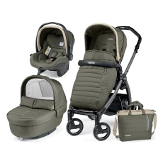 Passeggino Trio Peg Perego Book S Elite Modular collezione 2018 Breeze Kaki