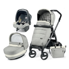 Passeggino Trio Peg Perego Book S Elite Modular collezione 2018 Luxe Opal