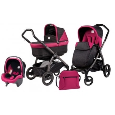 Passeggino Trio Peg Perego Book S Pop-Up Modular collezione 2016 Fleur