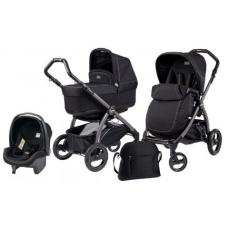 Passeggino Trio Peg Perego Book S Pop-Up Modular collezione 2016 Onyx