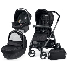 Passeggino Trio Peg Perego Book S XL Modular collezione 2018 Geo Black