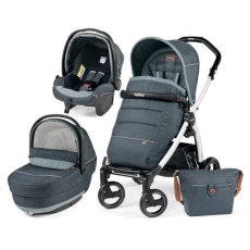 Passeggino Trio Peg Perego Book S XL Modular collezione 2016 Blue Denim