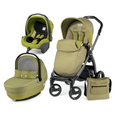 Passeggino Trio Peg Perego Book S XL Modular collezione 2016 Green Tea
