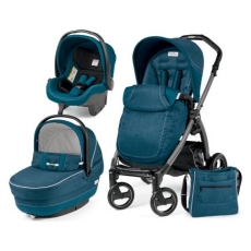 Passeggino Trio Peg Perego Book S XL Modular collezione 2016 Saxony Blue