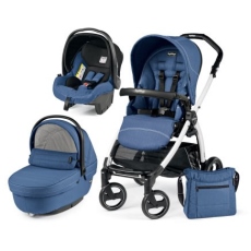 Passeggino Trio Peg Perego Book S Xl Sportivo Modular collezione 2016 Mod Bluette