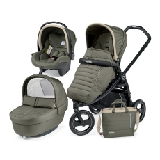 Passeggino Trio Peg Perego Book Scout Elite Modular collezione 2018 Breeze Kaki