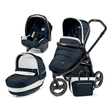 Passeggino Trio Peg Perego Book Scout Elite Modular collezione 2018 Luxe Blue