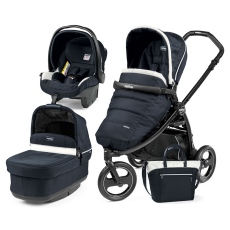 Passeggino Trio Peg Perego Book Scout Pop-Up Modular collezione 2018 Luxe Blue