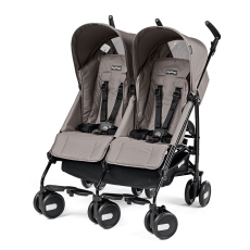 Passeggino Gemellare Peg Perego Pliko Mini Twin collezione 2017 Mod Beige