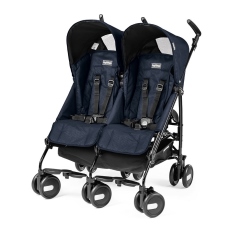 Passeggino Gemellare Peg Perego Pliko Mini Twin collezione 2017 Mod Navy