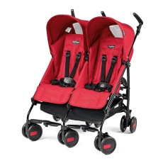 Passeggino Gemellare Peg Perego Pliko Mini Twin collezione 2017 Mod Red