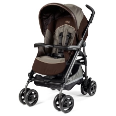 Passeggino Quattro Ruote Peg Perego Pliko P3 Compact Classico collezione 2014 Chocolat - Couture Collection