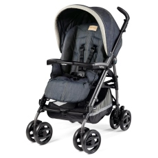 Passeggino Quattro Ruote Peg Perego Pliko P3 Compact Classico collezione 2014 Denim - Couture Collection