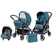 Passeggino Trio Peg Perego Switch Easy Drive Sportivo Modular collezione 2014 Oceano