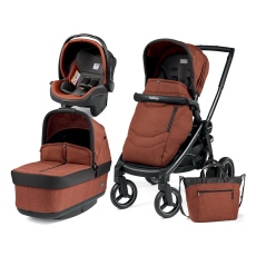 Passeggino Trio Peg Perego Team Pop-Up Modular collezione 2018 Terracotta