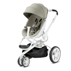 Passeggino Tre Ruote Quinny Moodd collezione 2014 Natural Delight (con telaio bianco)