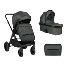 Passeggino Duo KikkaBoo Tiffany collezione 2025 Grey