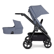 Passeggino Duo Stokke Duo BEAT collezione 2019 Blue Melange