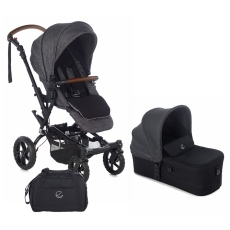 Passeggino Duo Jan Duo Crosswalk R Micro collezione 2021 Cold Black