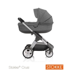 Passeggino Duo Stokke Crusi Duo collezione 2014 Black Melange