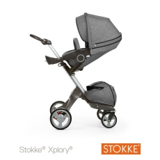 Passeggino Quattro Ruote Stokke Xplory V5 collezione 2014 Black Melange