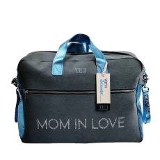 TICI Handmade Mommy Bag Nabuk collezione 2022 Nero