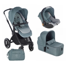 Passeggino Trio Jan Trio Kawai Micro Koos iSize R1 collezione 2021 Mild Blue