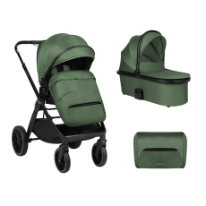 Passeggino Duo KikkaBoo Tiffany collezione 2025 Army Green
