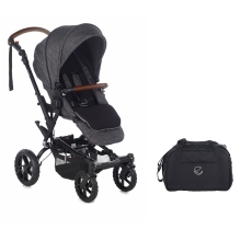 Passeggino Quattro Ruote Jan Crosswalk R collezione 2021 Cold Black