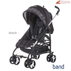 Passeggino Leggero Zibos Slim collezione 2016 Bandana Black