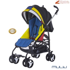 Passeggino Leggero Zibos Slim collezione 2016 Multi - Mondrian Tribute