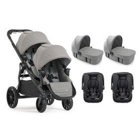 Passeggino Gemellare Baby Jogger City Select Lux Gemellare Trio Slate