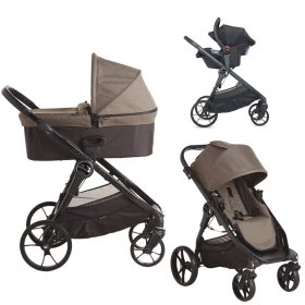 Passeggino Trio Baby Jogger Trio City Premier Taupe
