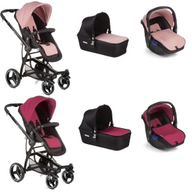 Passeggino Trio Be Cool Trio Bandit 3 Nidus Naif - Purple vs Pale