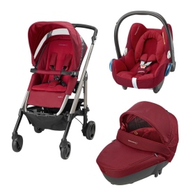 Passeggino Trio Bebe Confort Trio Loola 3 Robin Red - Telaio Alluminio