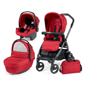 Passeggino Trio Peg Perego Book 51 S XL Modular Geo Red