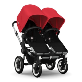 Passeggino Gemellare Bugaboo Donkey Twin Rosso (telaio Alluminio)