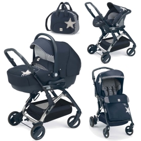 Passeggino Trio Cam Il Mondo Del Bambino Fluido Stella 556
