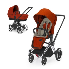 Passeggino Duo Cybex PRIAM Duo seduta LUX e Navicella Autumn Gold