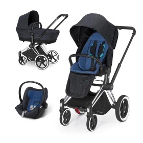 Passeggino Trio Cybex PRIAM Trio Cloud Q Plus True Blue