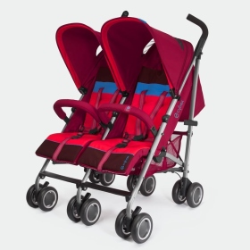 Passeggino Gemellare Cybex Twinyx Poppy red