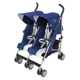 Passeggino Gemellare Maclaren Twin Triumph Medieval Blue Silver